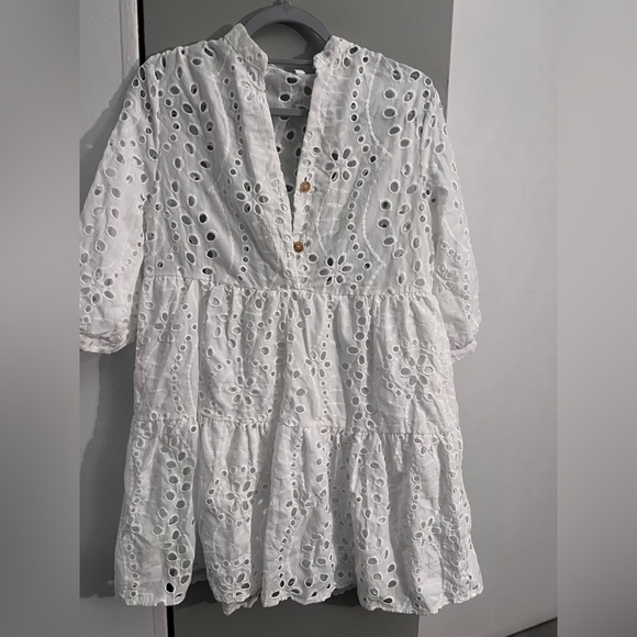 White Eyelet Dress EUC Shein - Picture 3 of 8